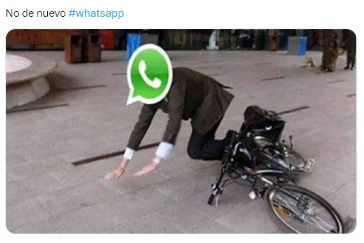 Se cayó WhatsApp y estallaron los memes en Twitter