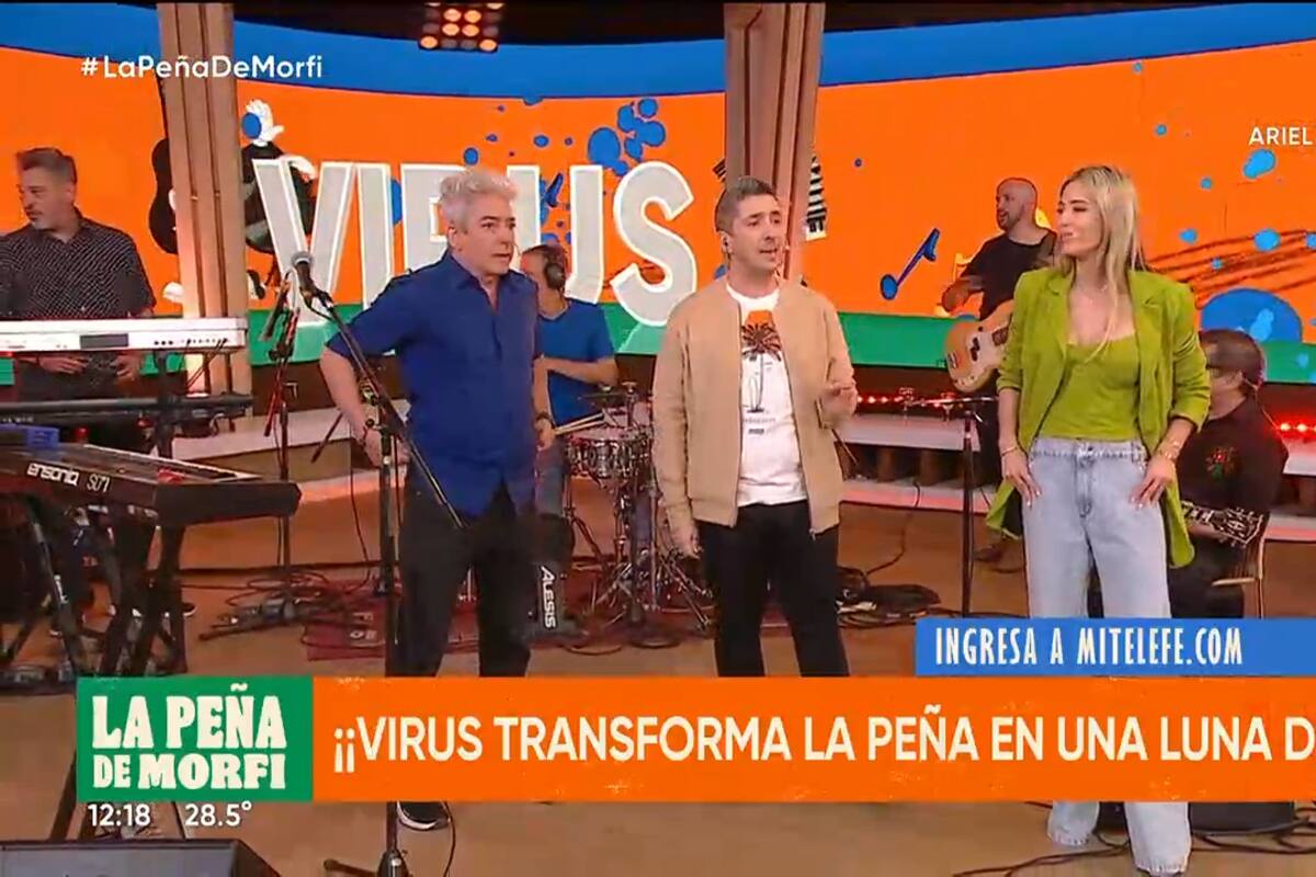 Se cortó la luz en el estudio de Telefe y pararon el show de Virus.