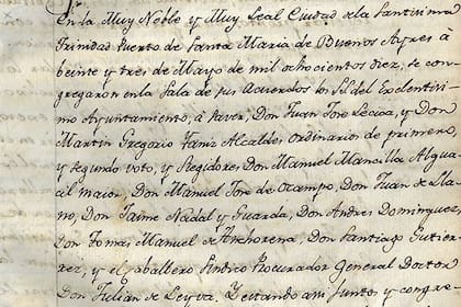 Se crea una junta de representantes y cesa el mando del Virrey Cisneros, 23 de mayo de 1810