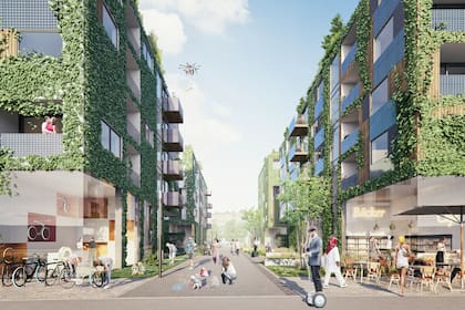 Se creará un distrito tecnológico y de viviendas únicamente peatonal donde antes había un aeropuerto