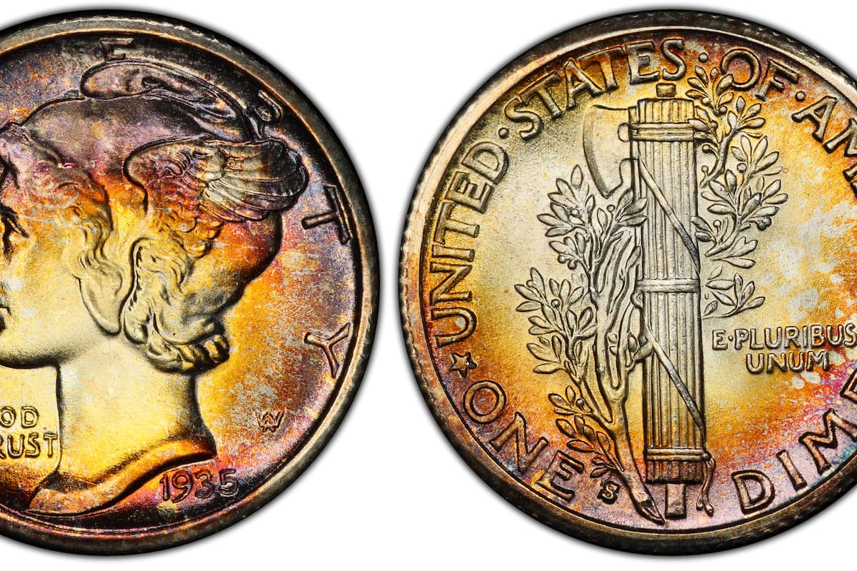 Se cree que se emitieron más de 15 millones de unidades de la Mercury Dime