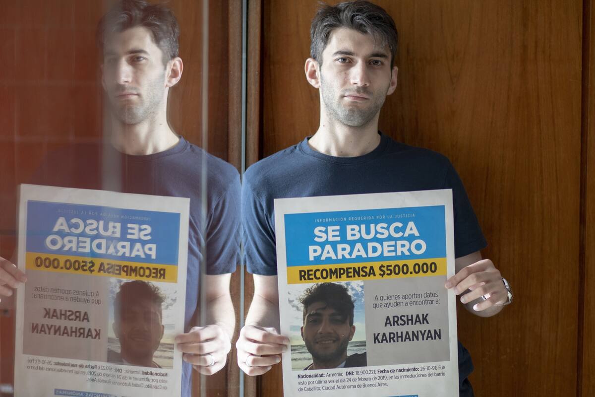 Se cumple un año de que Arshak Karhanyan salió de su casa, en Caballito, hizo una compra inexplicable y ya no se supo más de él; su familia cuestiona la falta de avances en la pesquisa