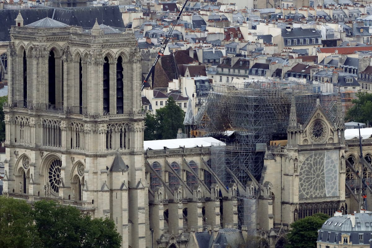 Se cumple un mes del incendio en la Catedral de Notre Dame
