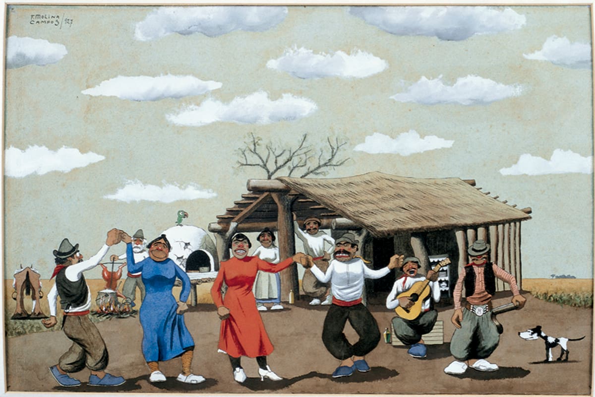 Se cumplen cien años del lanzamiento de Florencio Molina Campos como artista