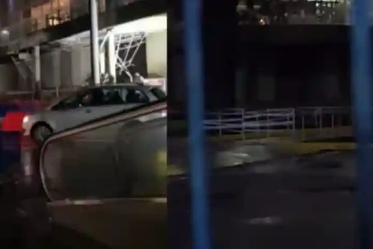 Se derrumbó parte del techo de un reconocido shopping