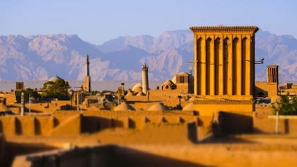 Se dice que Yazd tiene la mayor cantidad de captadores de viento del mundo