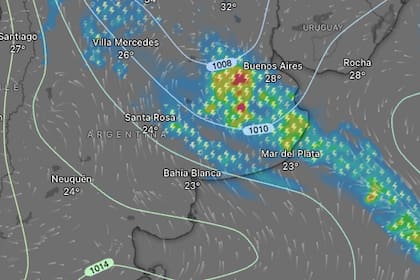 Se emitió una alerta naranja por tormentas en Provincia de Buenos Aires.