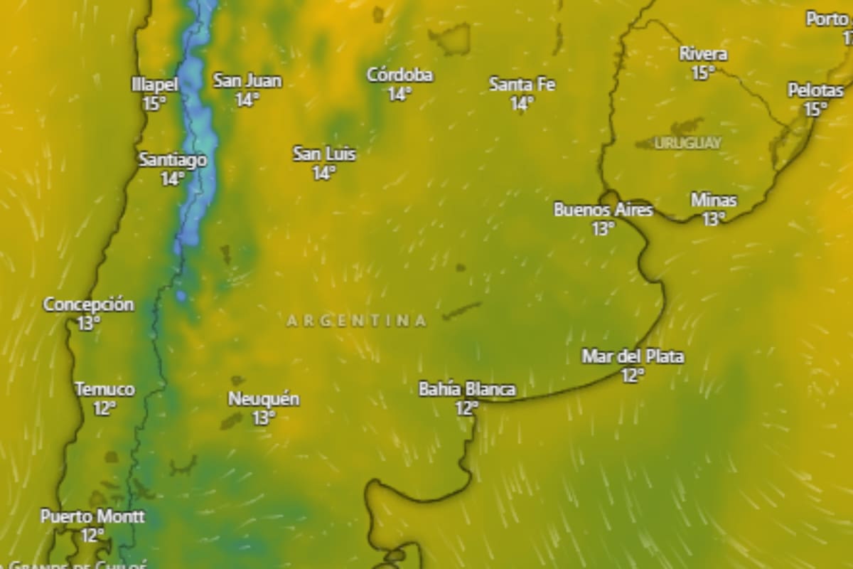 Um forte anticiclone está se aproximando, trazendo temperaturas muito baixas, instabilidade e umidade por 48 horas: áreas afetadas