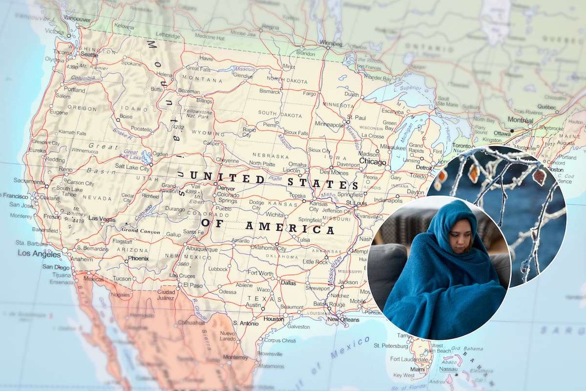 Se espera frío en gran parte del este de Estados Unidos