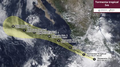 Se espera que el viernes Ivo se convierta en un huracán de categoría 1