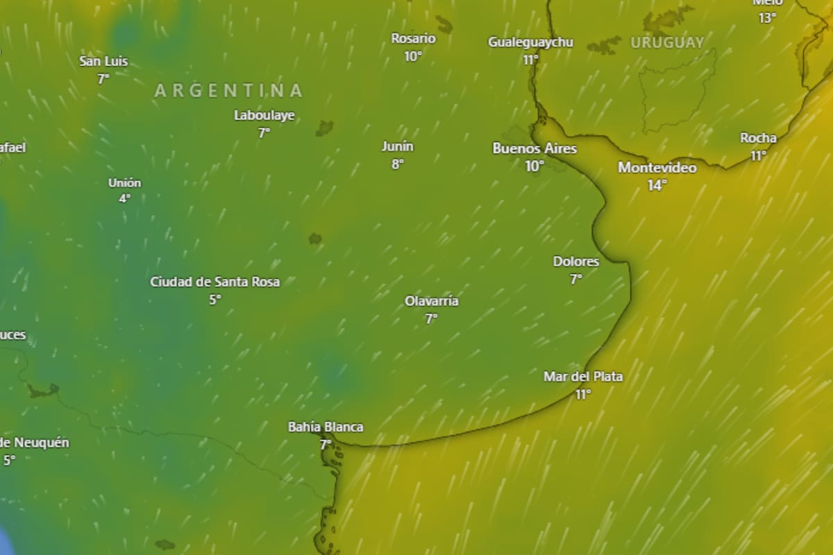 Se espera que haya un fuerte descenso de temperatura este viernes