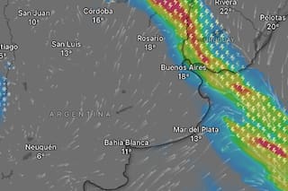 Hay alerta roja, naranja y amarilla por frío, tormentas y Zonda para este sábado 1° de agosto: las provincias afectadas