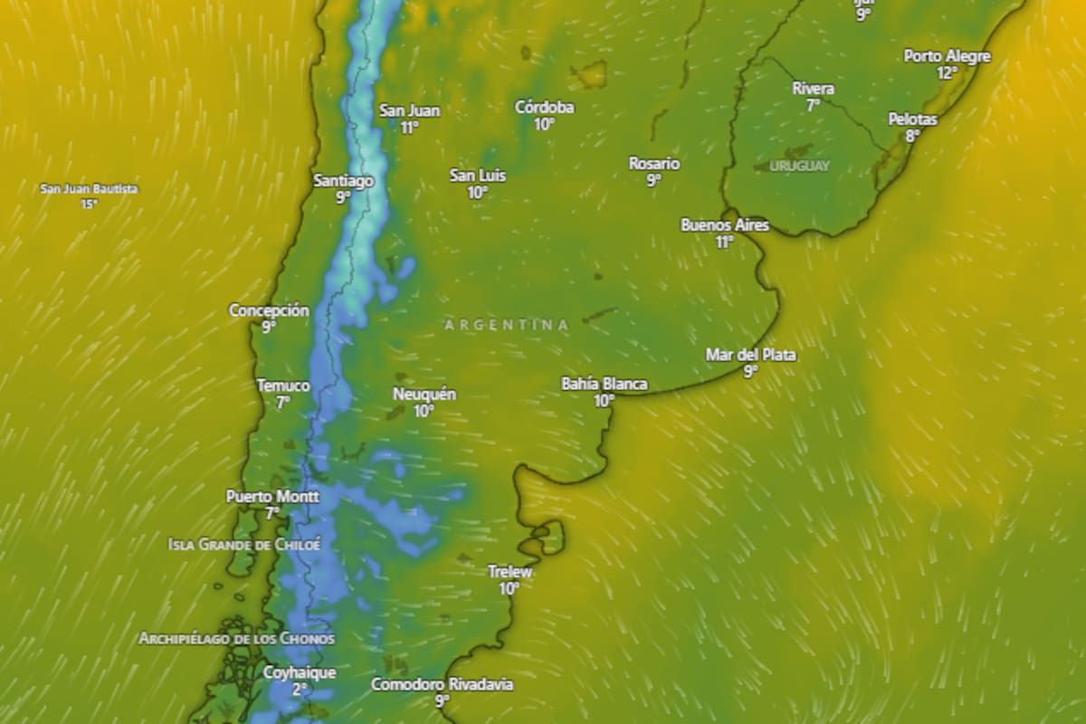 Se espera un contraste de temperaturas