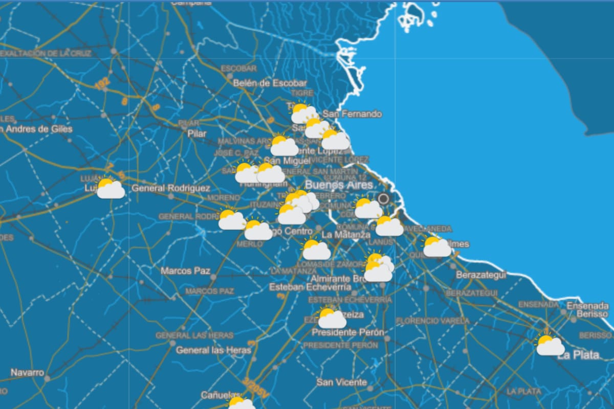 Se espera un lunes fresco, ventoso e inestable con ráfagas del sudeste que puedan dejar una percepción más baja de la temperatura