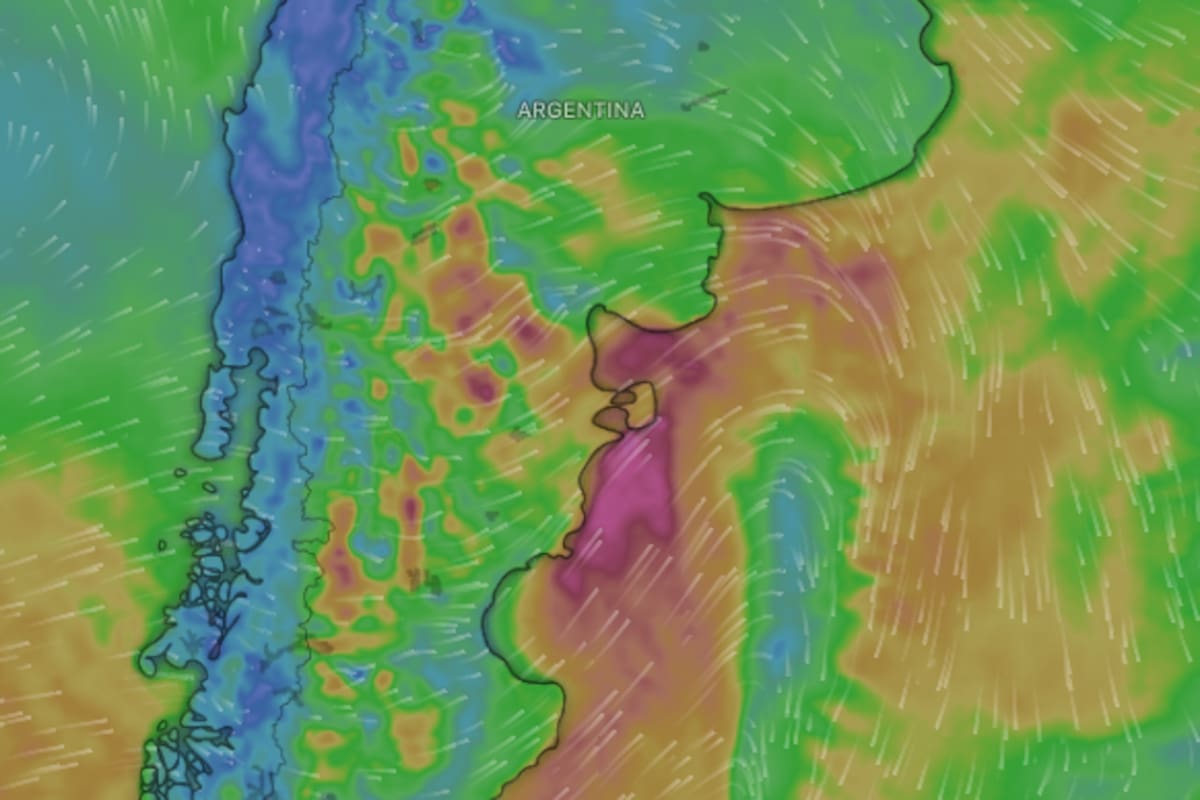 Se espera una jornada con fuertes ráfagas de viento en distintas provincias del país