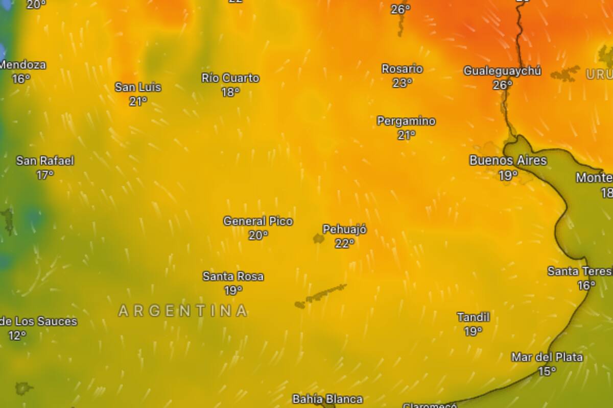 Se espera una jornada con temperaturas agradables en gran parte del país