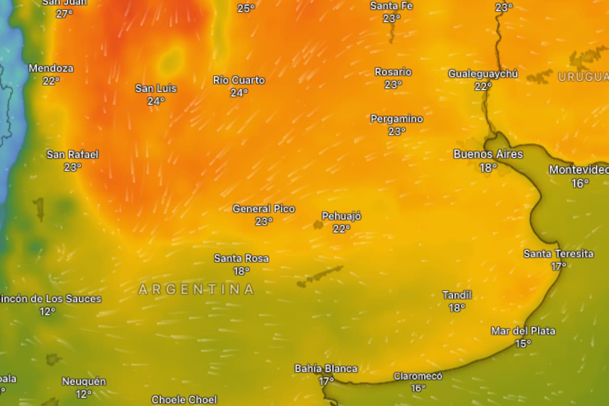 Se espera una jornada con temperaturas cálidas este martes