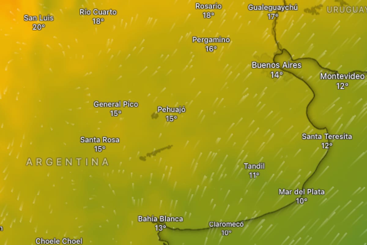 Se espera una jornada con temperaturas más frías que las del comienzo de la semana