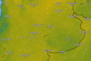 Hay alerta amarilla por tormentas, lluvias y vientos fuertes para este miércoles 21 de octubre