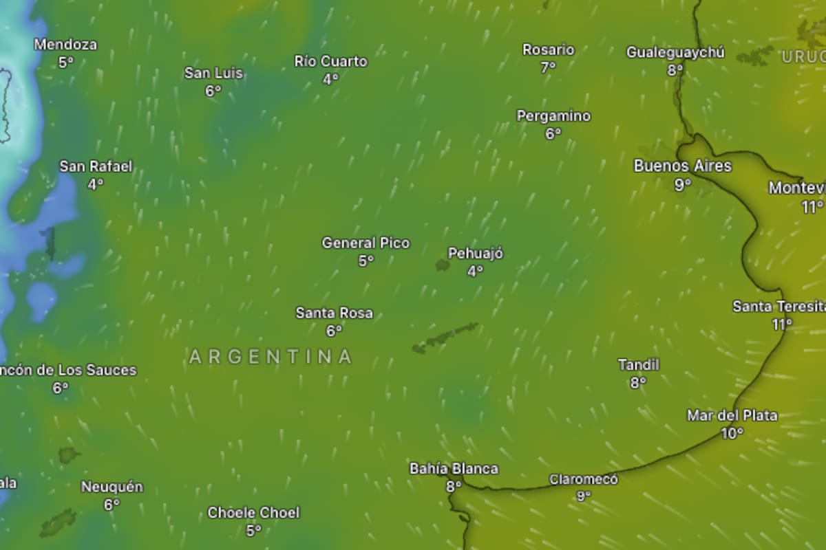 Se espera una jornada fresca y nublada este sábado