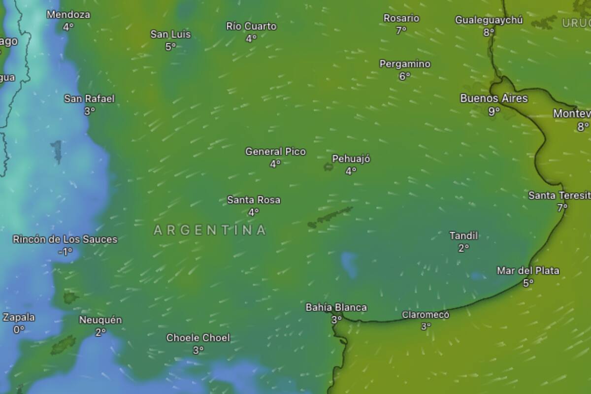 Se espera una jornada fría en gran parte del país
