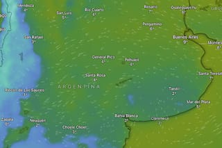 Rige una alerta naranja y amarilla por frío extremo, vientos y nevadas para este miércoles 12 de agosto