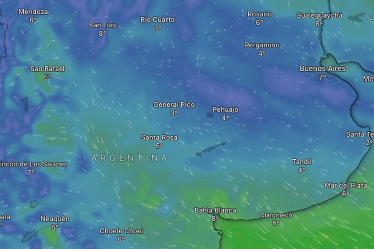Se espera una jornada fría en gran parte del país