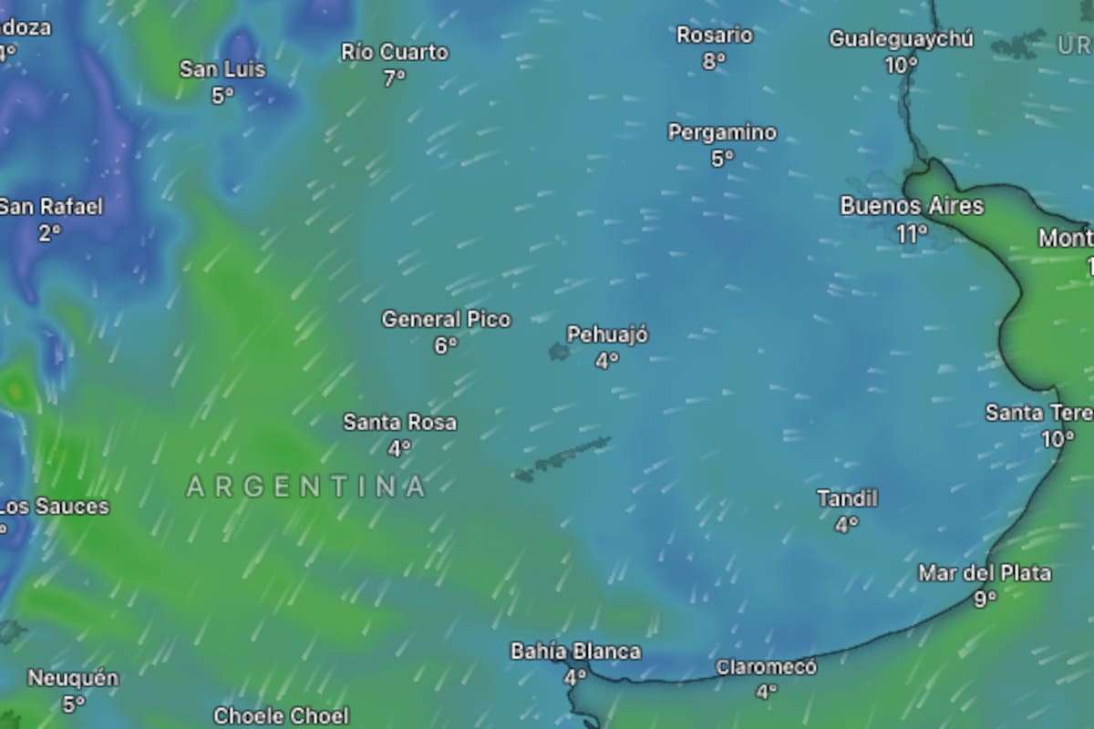 Se espera una jornada fría en gran parte del país