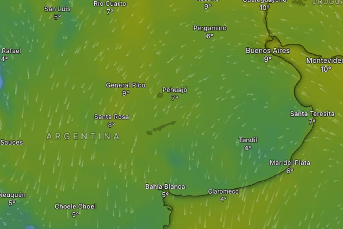 Se espera una jornada fría en gran parte del país este jueves