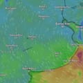 Rige una alerta naranja y amarilla por tormentas, lluvias y vientos para este jueves 8 de octubre