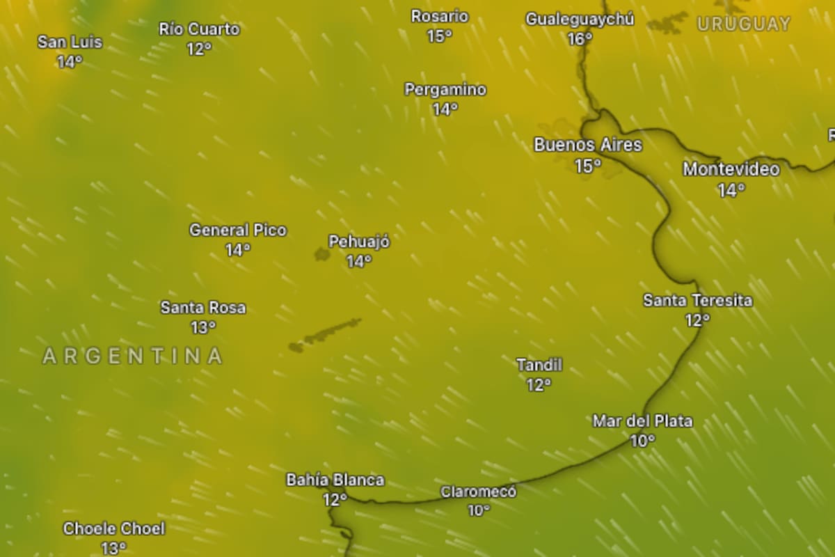 Se espera una leve baja en las temperaturas este viernes