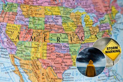 Se espera una serie de frentes de tormenta para esta semana en Estados Unidos