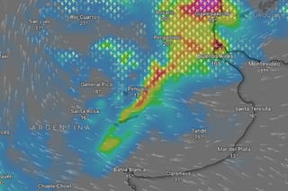 Rige una alerta naranja y amarilla por tormentas, lluvias y vientos para este miércoles 7 de octubre