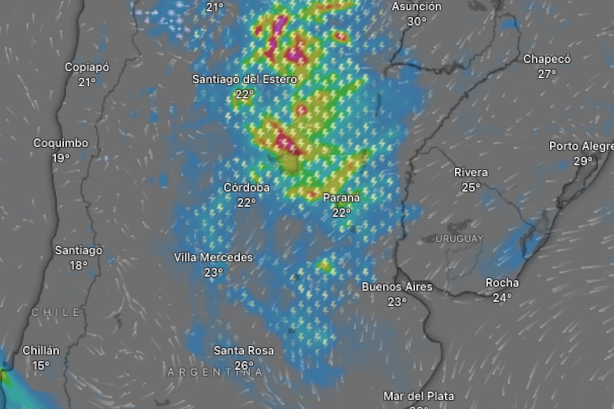 Se esperan fuertes tormentas en el norte del país para este martes.