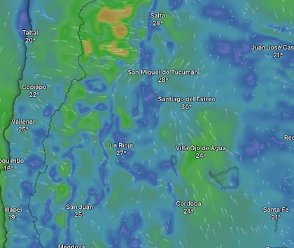Se esperan fuertes vientos en distintas partes del país este sábado