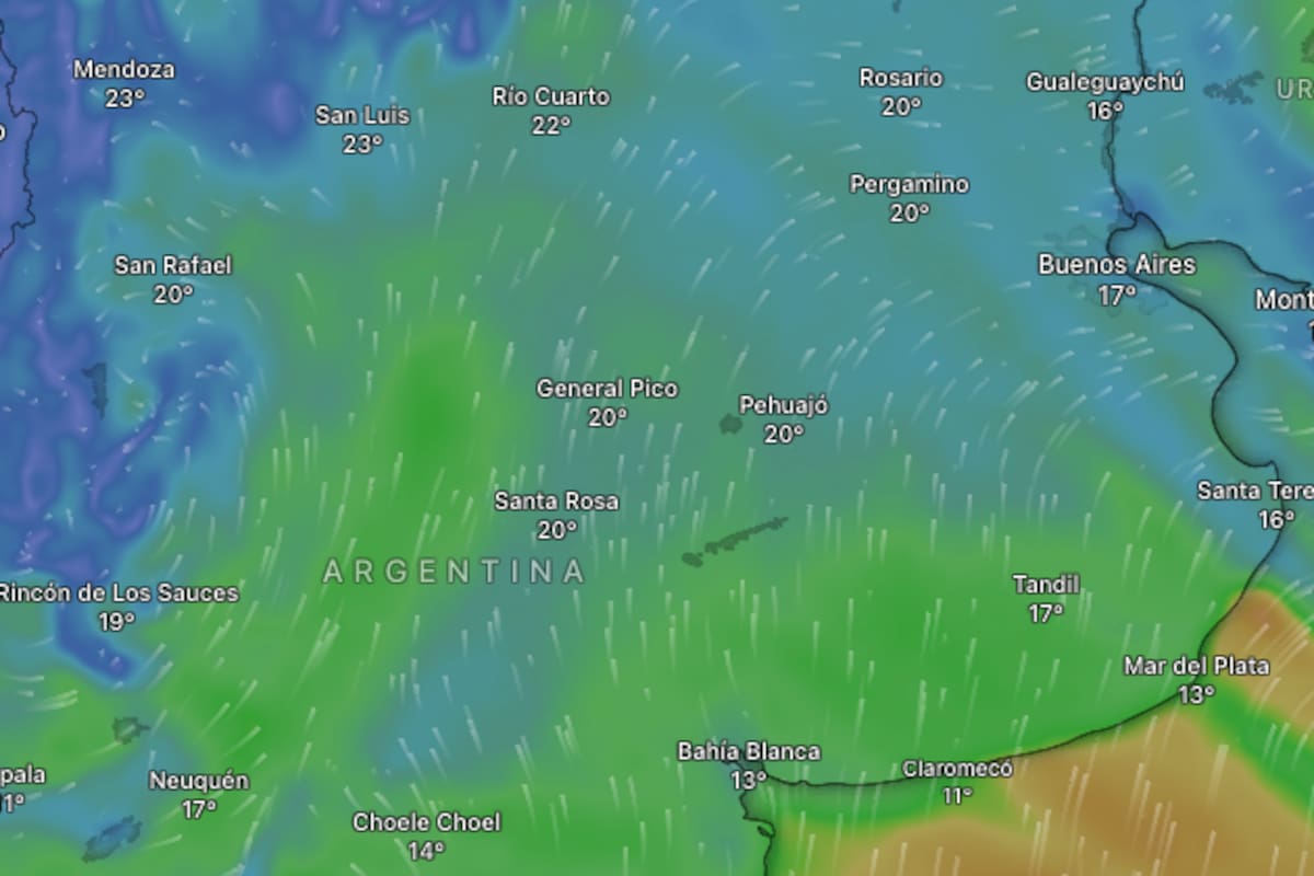 Se esperan fuertes vientos en distintas partes del país