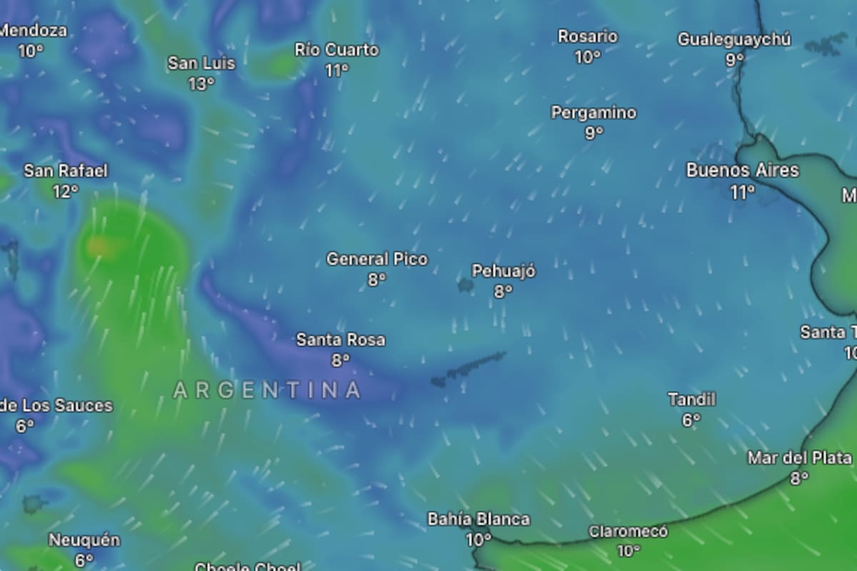 Se esperan fuertes vientos en gran parte del país