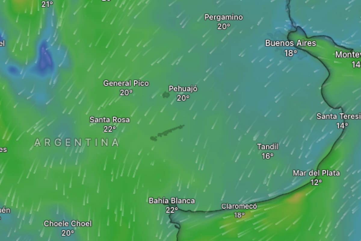 Se esperan fuertes vientos este martes en distintos puntos del país
