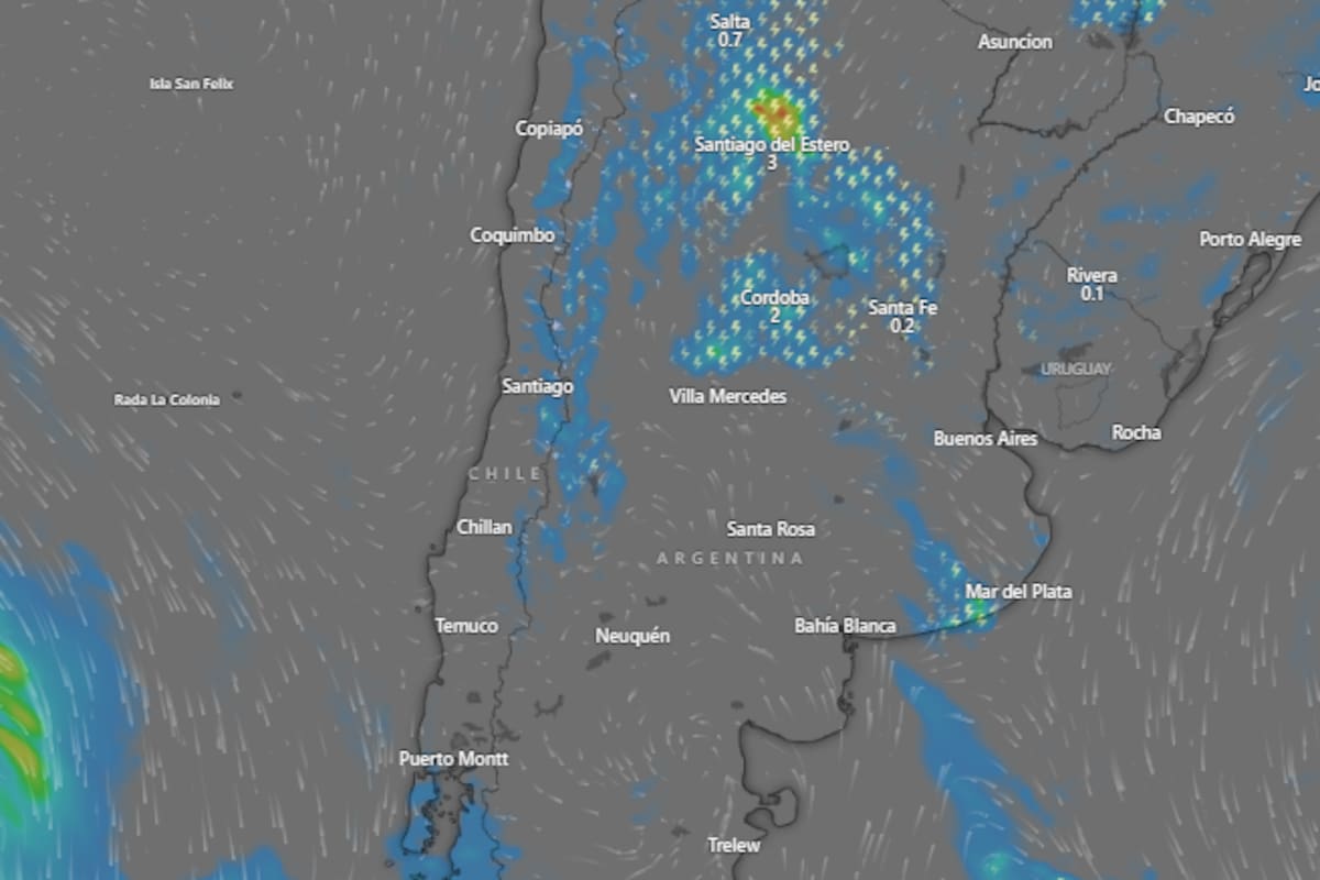 Se esperan lluvias durante la jornada del martes