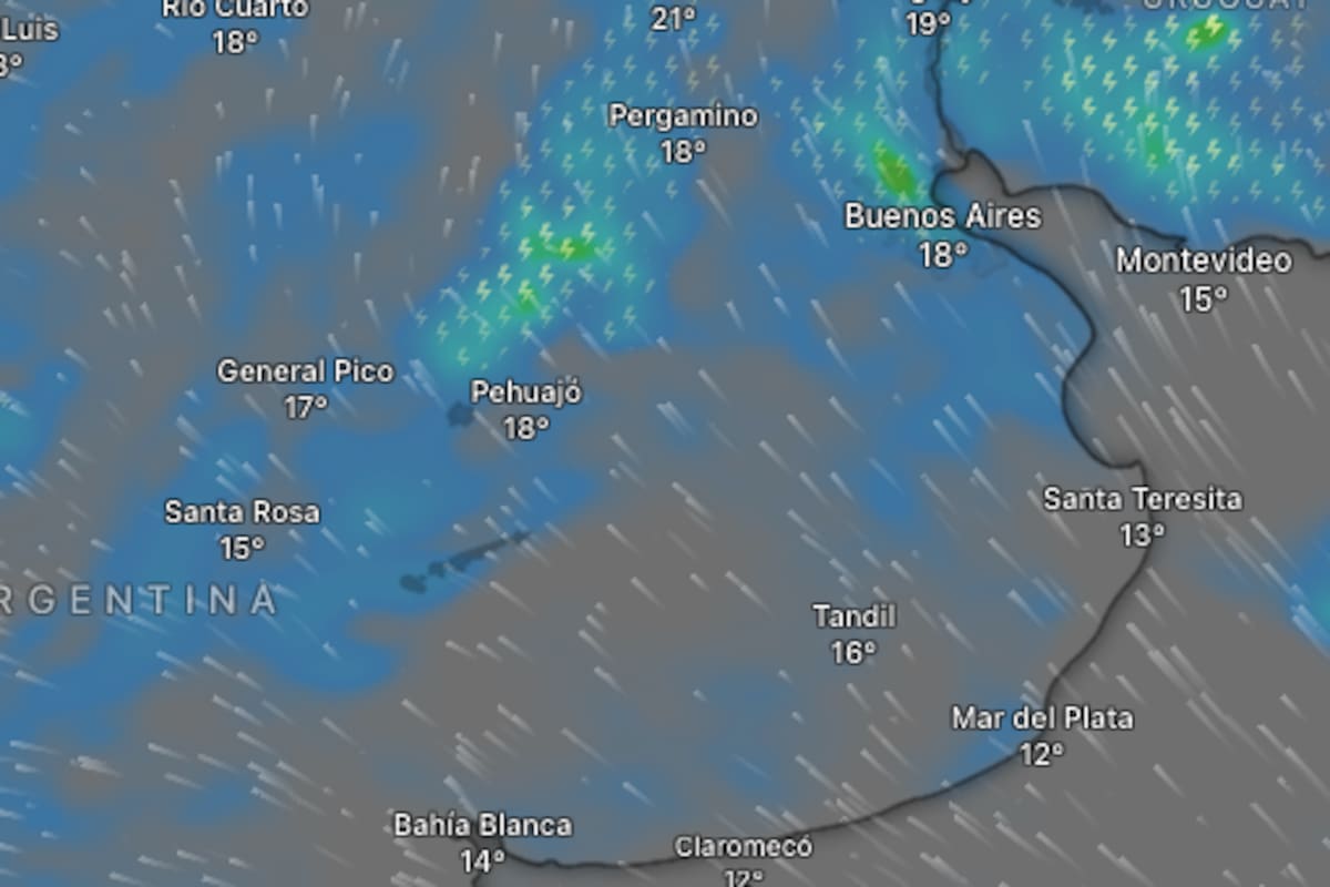 Se esperan lluvias en el AMBA por la tarde