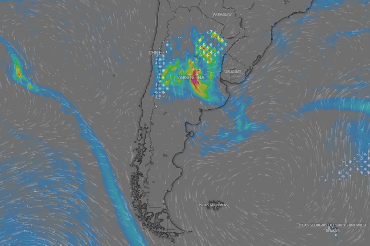Se esperan lluvias en gran parte del país para este sábado 30 y el domingo 31 de agosto