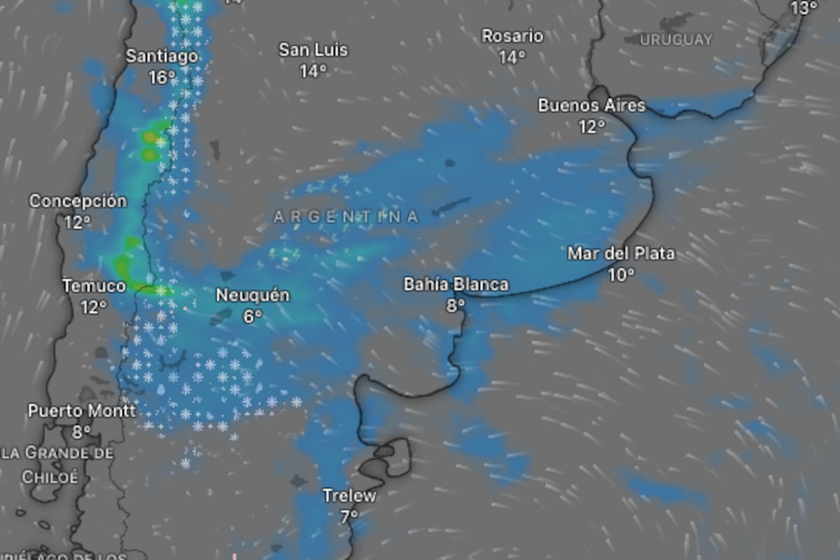 Se esperan nevadas en distintas provincias