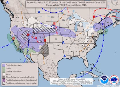 Se esperan nevadas intensas en las elevaciones más altas de Arizona, Utah, Colorado y Wyoming