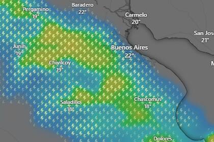 Se esperan por fuertes lluvias en la provincia de Buenos Aires durante esta tarde y noche