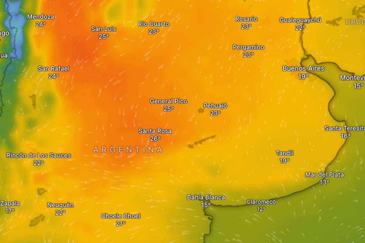 Se esperan temperaturas agradables en gran parte del país este jueves