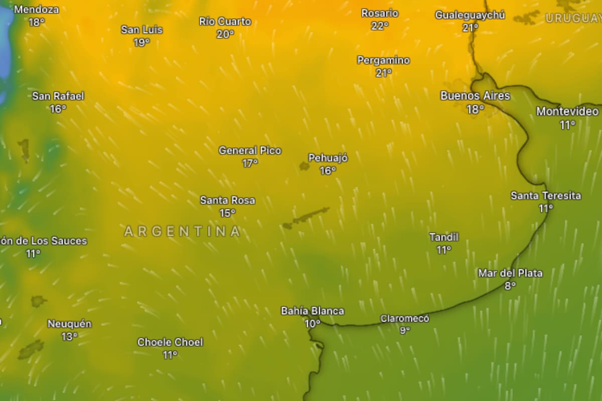 Se esperan temperaturas agradables en gran parte del país