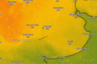 Emiten una alerta amarilla por nevadas, tormentas y viento Zonda para este martes