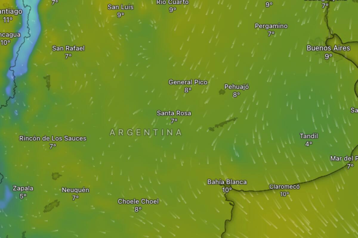 Se esperan temperaturas frías en gran parte del país durante este martes