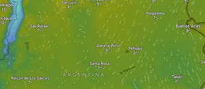 Emiten una alerta amarilla por lluvias, frío extremo y viento Zonda para este martes