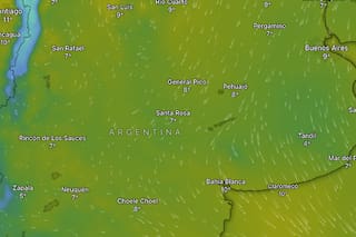 Emiten una alerta amarilla por lluvias, frío extremo y viento Zonda para este martes